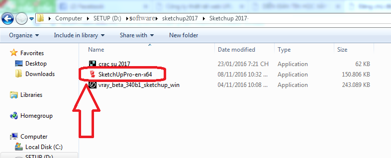 Hướng dẫn Download sketchup 2017 full crack 64bit